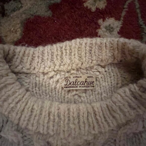 Dalcahue Hand Knit Virgin Wool Sweater from Argentina - Picture 2 of 3